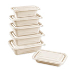 Disposable Food Delivery Lunch Box Containers with Lid, 380ML Square Box Short, 380ML Square Box, 500ML Square Box, 510ML, 510ML 2-Compartment, 510ML 3-Compartment, 650ML Square Box, 750ML Square Box, 850ML Square Box, 1000ML Square Box
