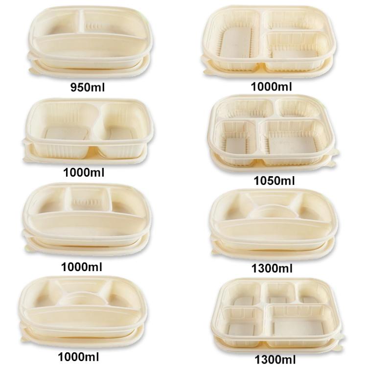 Disposable Food Delivery Lunch Box Containers with Lid