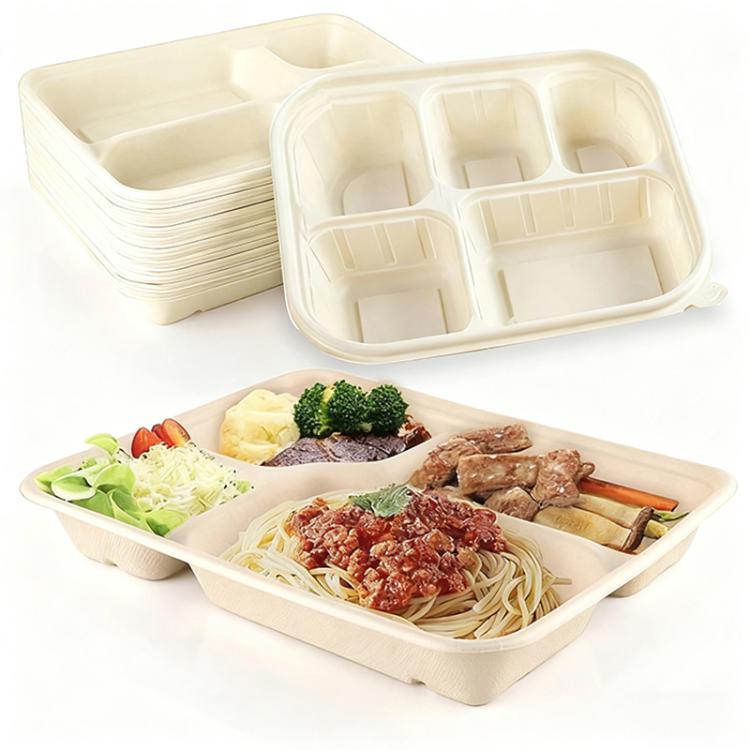 Disposable Food Delivery Lunch Box Containers with Lid