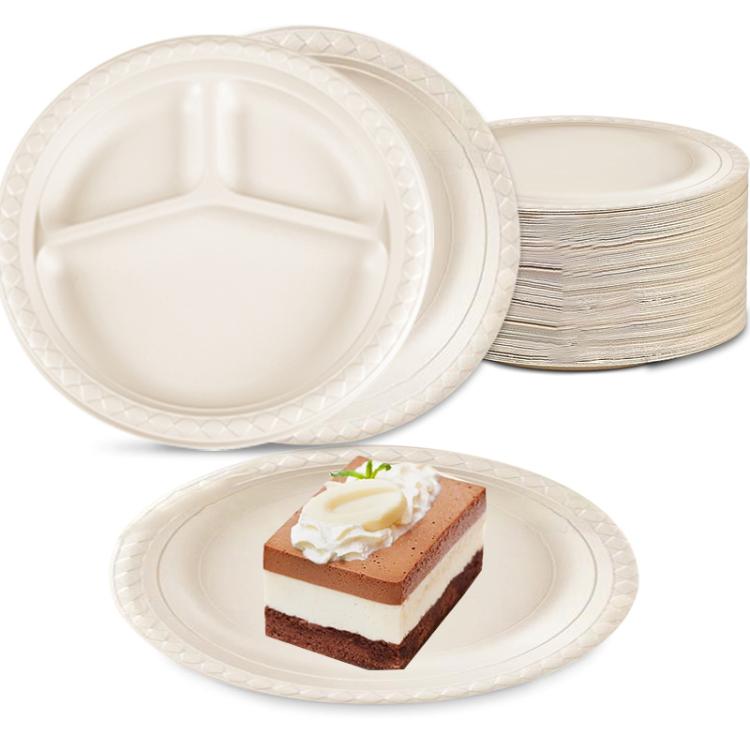 Biodegradable Disposable Round Plate