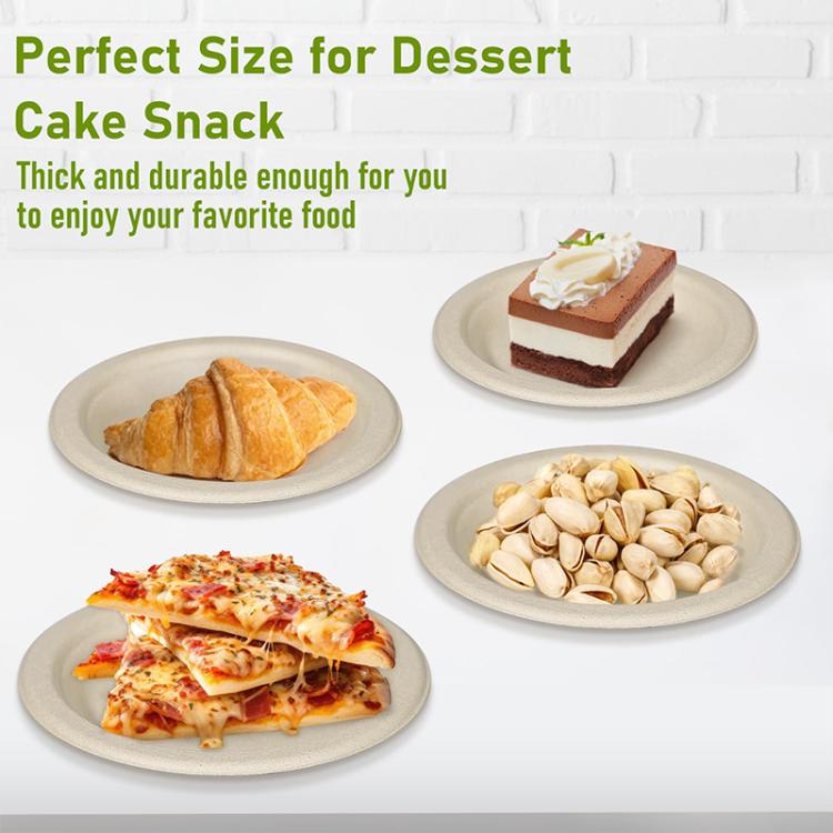 Biodegradable Disposable Round Plate