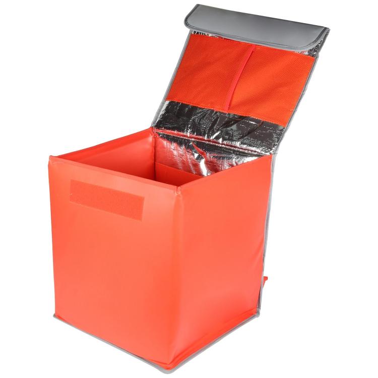 Top Open Pizza Delivery Backpack Bag Insulated Food Delivery Box, Size: 41x41x50cm