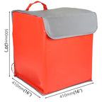 Top Open Pizza Delivery Backpack Bag Insulated Food Delivery Box, Size: 41x41x50cm