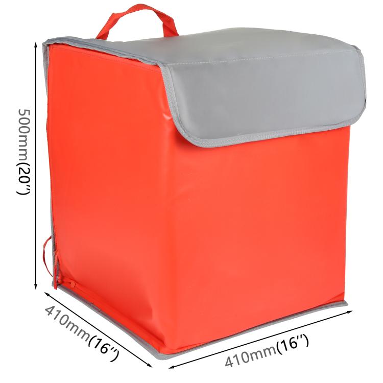 Top Open Pizza Delivery Backpack Bag Insulated Food Delivery Box, Size: 41x41x50cm