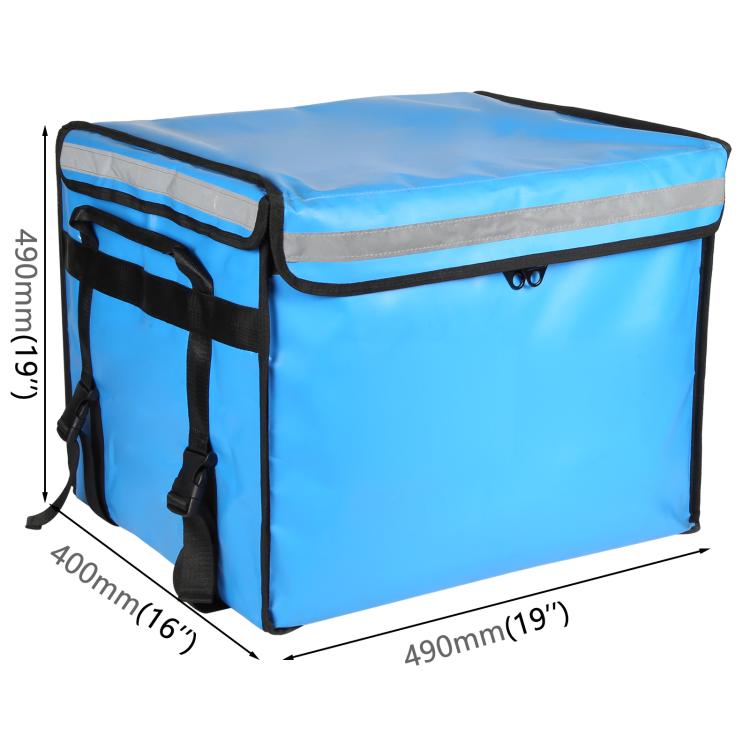 Top Open Pizza Delivery Backpack Bag Insulated Food Delivery Box, Size: 49x40x49cm