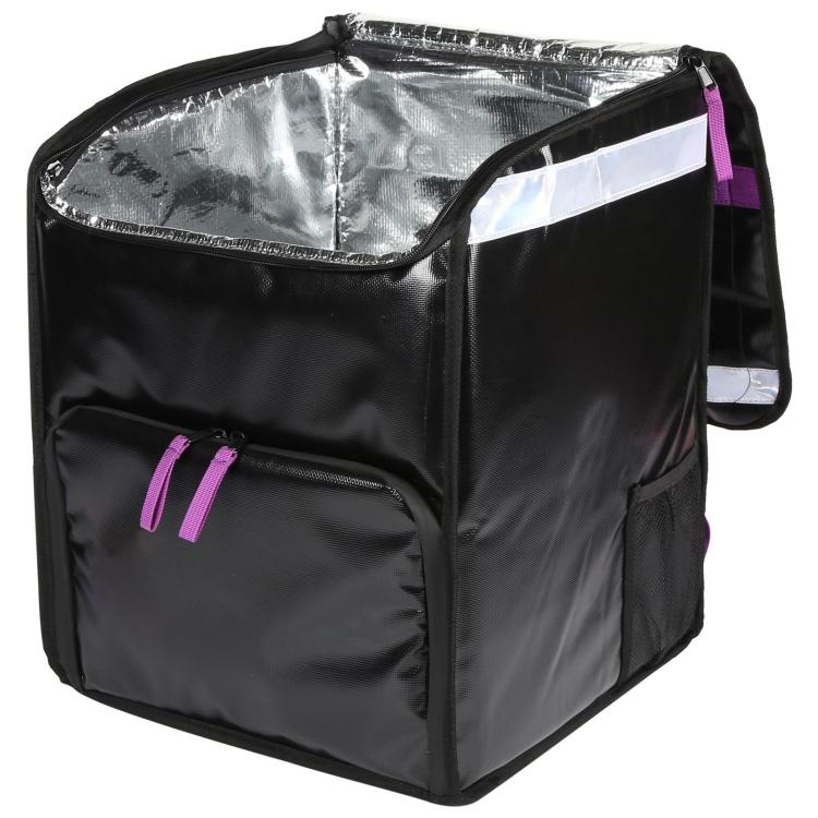 Top Open Pizza Delivery Backpack Bag Insulated Food Delivery Box, Size: 36x35x47cm