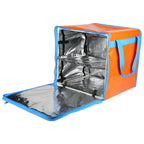Front-opening Dual-Layer Pizza Delivery Carry Bag Insulated Food Delivery Box, Size: 45x42x43cm