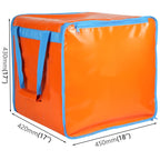 Front-opening Dual-Layer Pizza Delivery Carry Bag Insulated Food Delivery Box, Size: 45x42x43cm