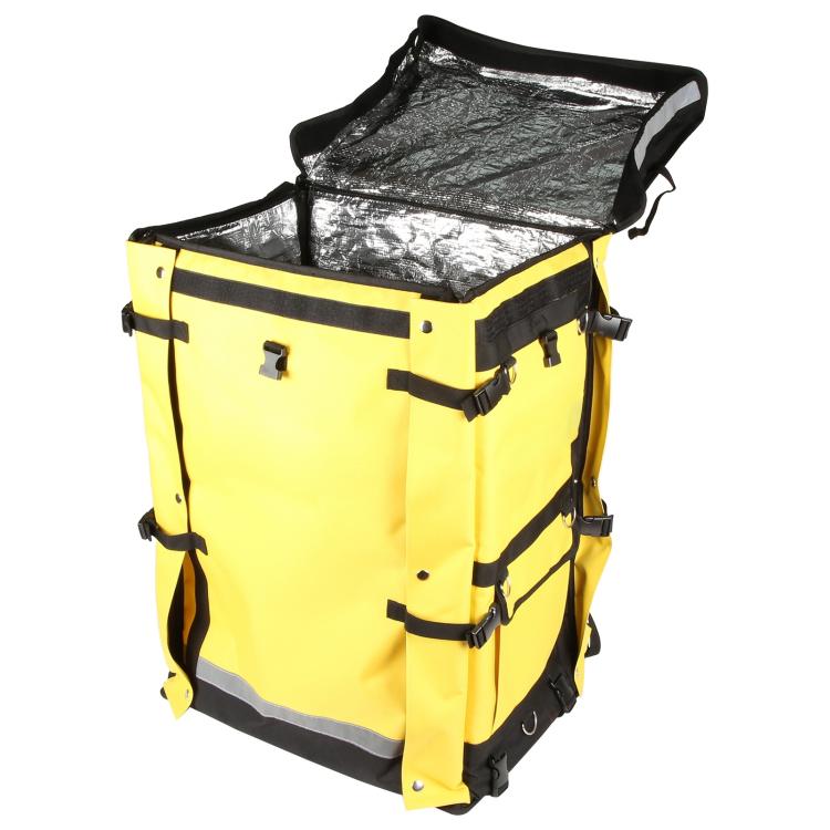 Top-opening Pizza Delivery Backpack Bag Insulated Food Delivery Box, Size: 49x34x67cm