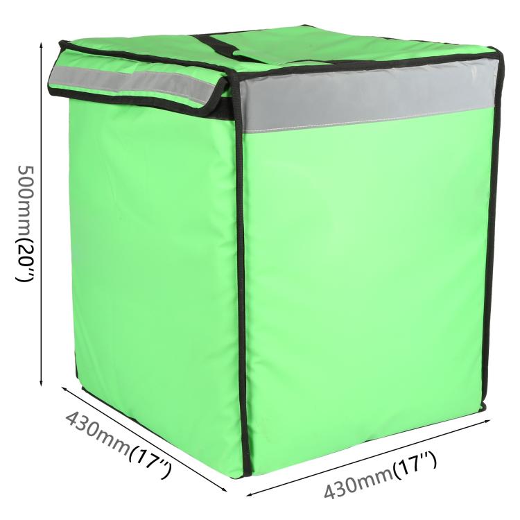 Top-opening Pizza Delivery Backpack Bag Insulated Food Delivery Box, Size: 43x43x50cm