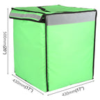 Top-opening Pizza Delivery Backpack Bag Insulated Food Delivery Box, Size: 43x43x50cm