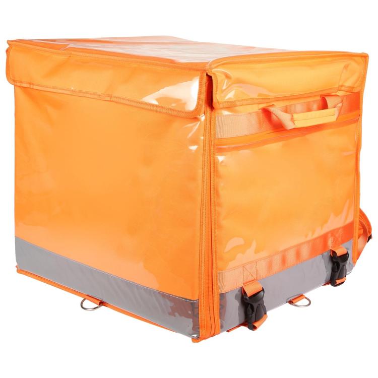 Top-opening Pizza Delivery Backpack Bag Insulated Food Delivery Box, Size: 50x48x46cm