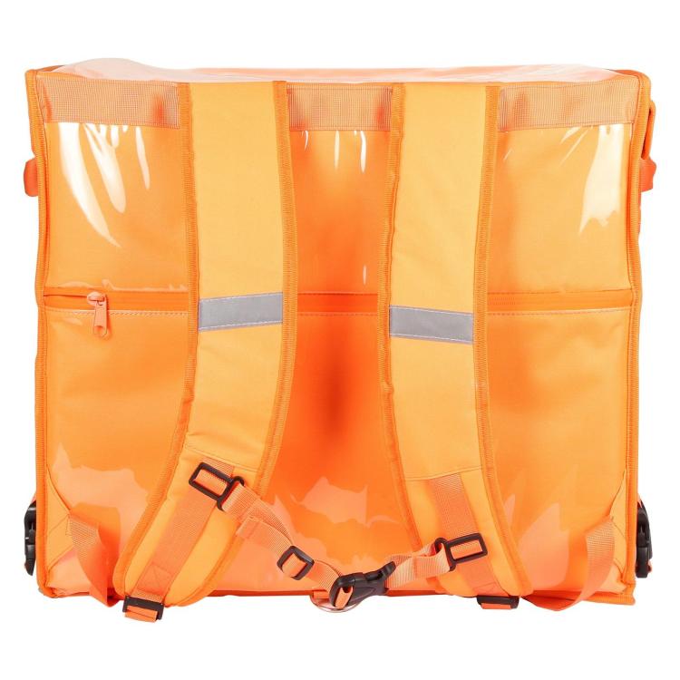 Top-opening Pizza Delivery Backpack Bag Insulated Food Delivery Box, Size: 50x48x46cm