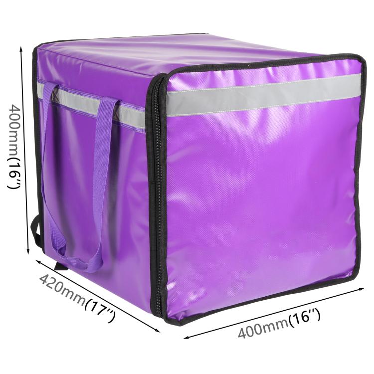 Front-opening Pizza Delivery Backpack Bag Insulated Food Delivery Box, Size: 40x42x40cm