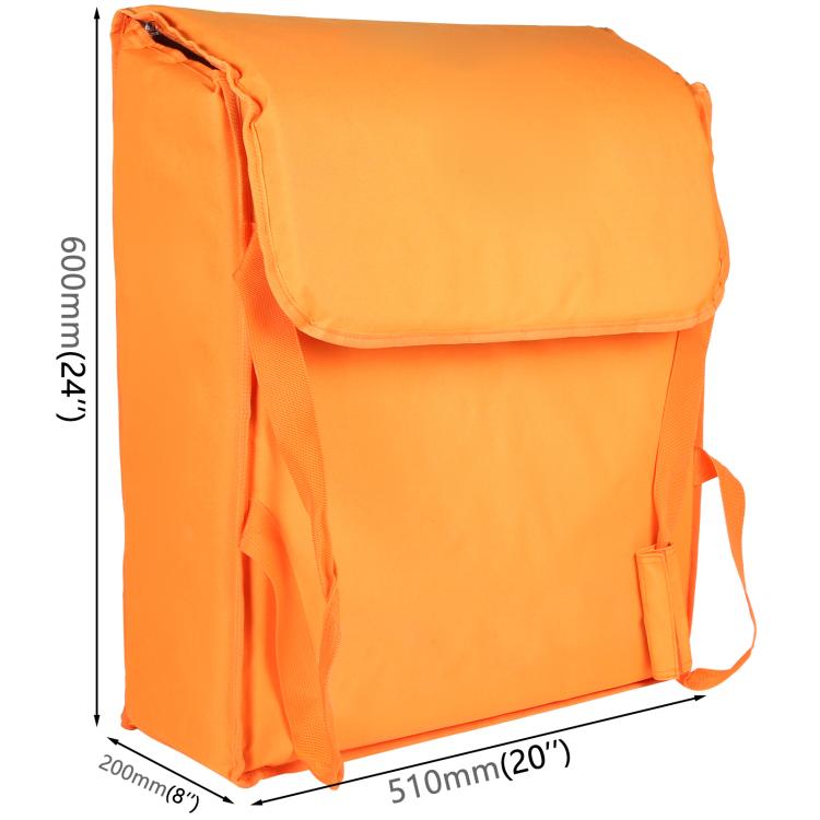 Top-opening Pizza Delivery Carry Bag Insulated Food Delivery Box, Size: 51x60x20cm