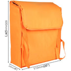 Top-opening Pizza Delivery Carry Bag Insulated Food Delivery Box, Size: 51x60x20cm