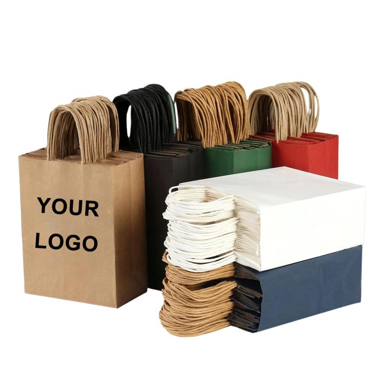 Kraft Paper Takeout Bags, Size: 13x7x14.5cm, 50bags In One Package, 13x7x14.5cm, Natural, 15x8x21cm, Natural, 21x11x27cm, Natural, 21x14x27cm, Natural, 26x12x31cm, Natural, 32x11x27cm, Natural, 28x15x28cm, Natural, 12x10x22cm, Natural, 24x17x27cm, Natu...