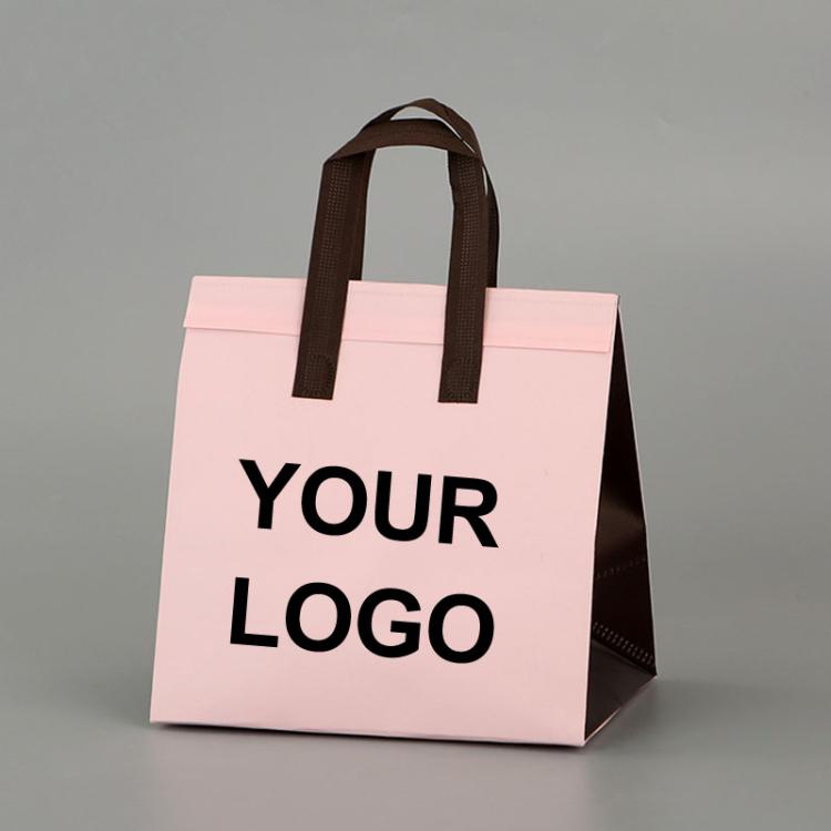 Aluminum Foil Thermal Takeaway Bag, 50 Bags In One Package, Size: 21x26x11cm