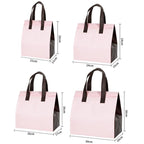 Aluminum Foil Thermal Takeaway Bag, 50 Bags In One Package, Size: 21x26x11cm, Small 21x26x11cm, Medium 24x24x15cm, Large 26x26x17cm, Extra Large 30x30x20cm